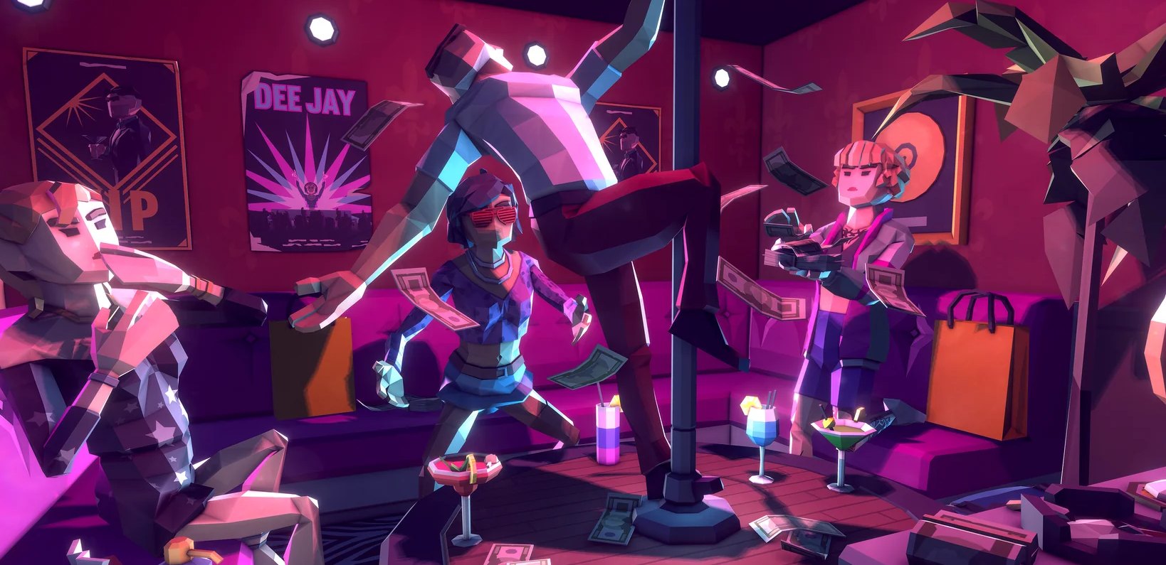 Nightclub dance floor in GoDotAuto