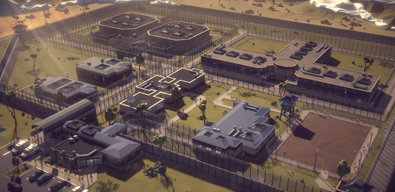 State prison cell block in GoDotAuto