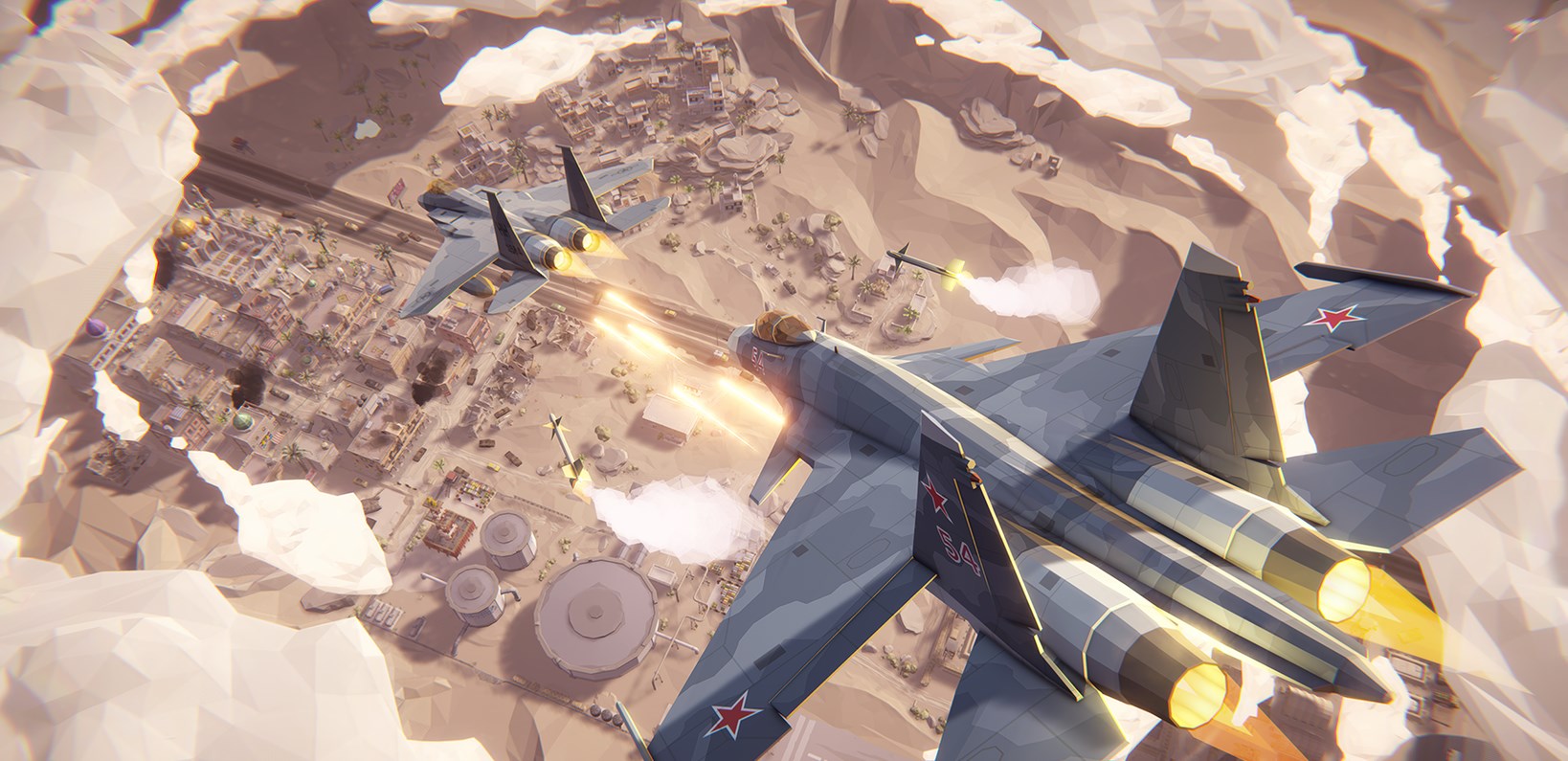 Military combat war zone in GoDotAuto
